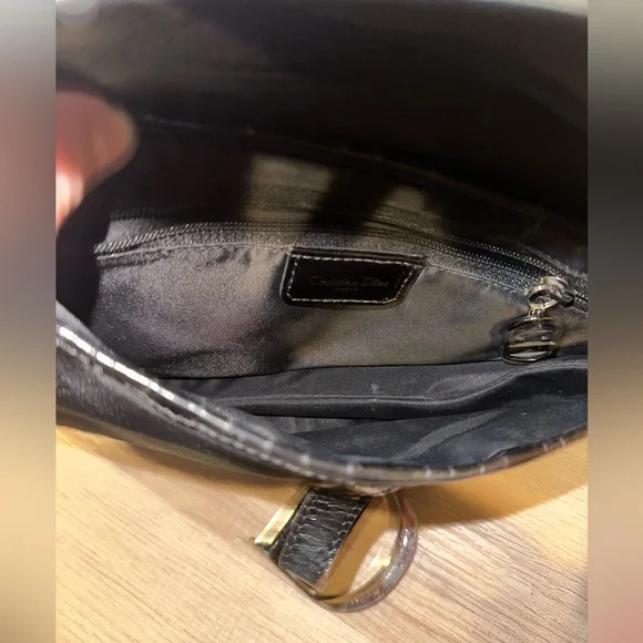 Christian Dior black saddle bag - Picture 6 of 7